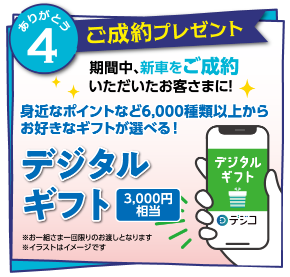 ご成約プレゼント